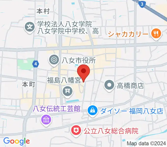 志げとみ楽器店の地図