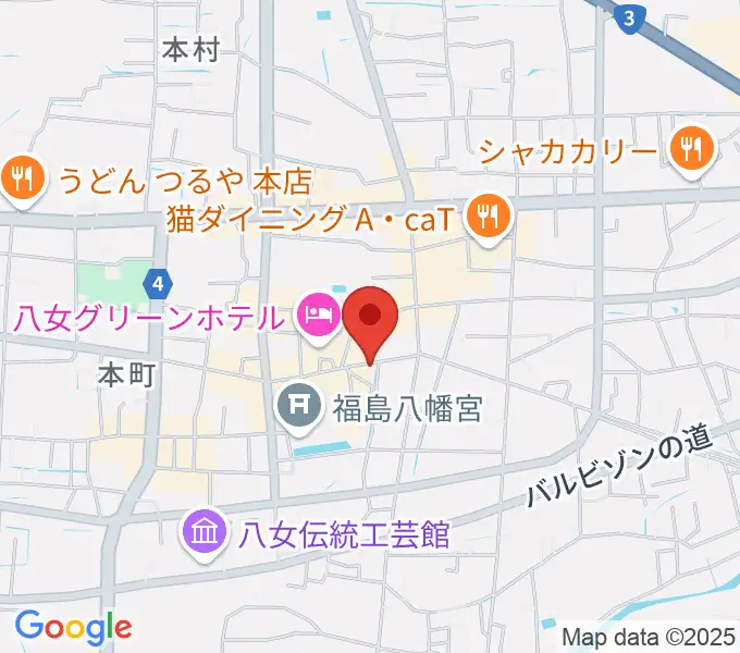 志げとみ楽器店の地図