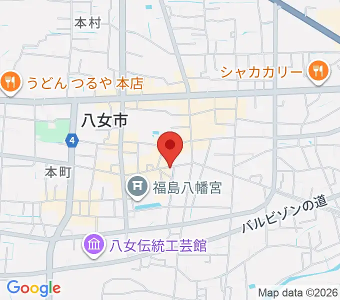 志げとみ楽器店の地図