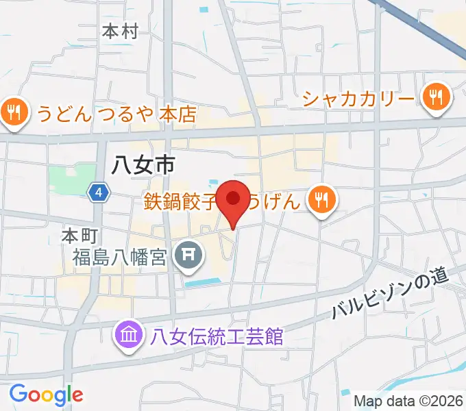 志げとみ楽器店の地図