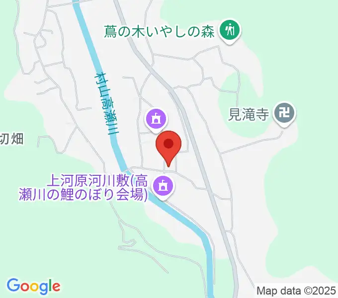 彩雲弦楽器工房の地図