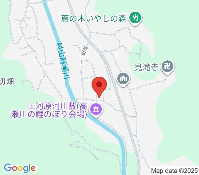 彩雲弦楽器工房の地図