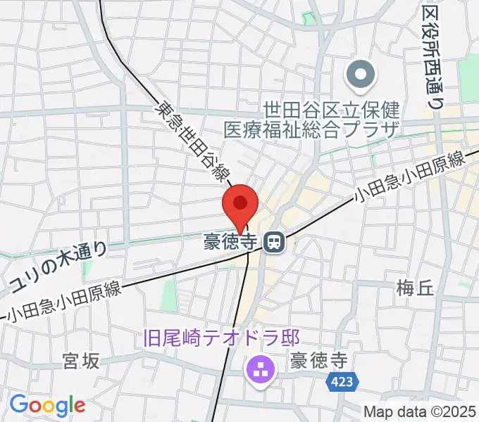 リューテリア・ガンの地図