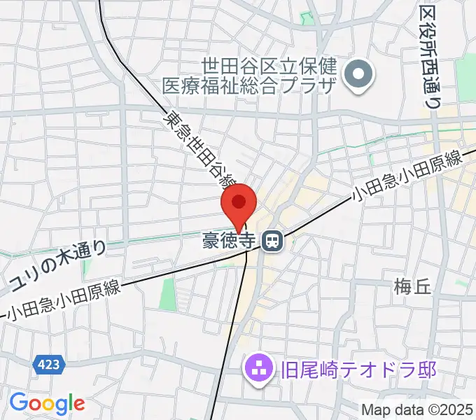 リューテリア・ガンの地図