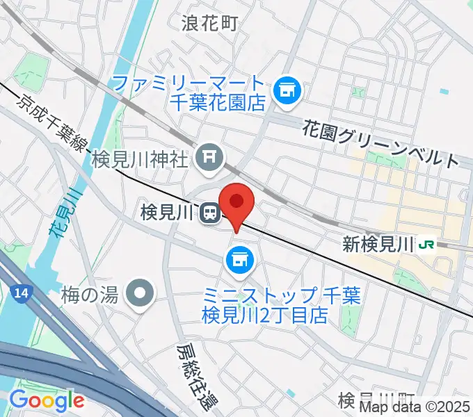 三味線駒吉の地図