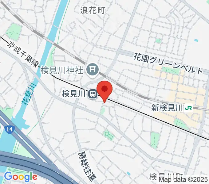 三味線駒吉の地図
