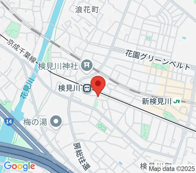 三味線駒吉の地図