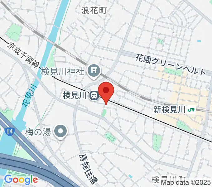 三味線駒吉の地図