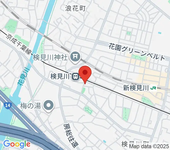 三味線駒吉の地図
