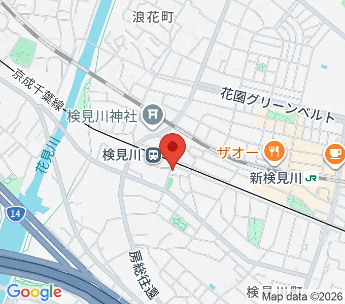 三味線駒吉の地図