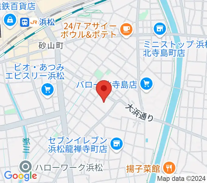 カワイ音楽学園の地図