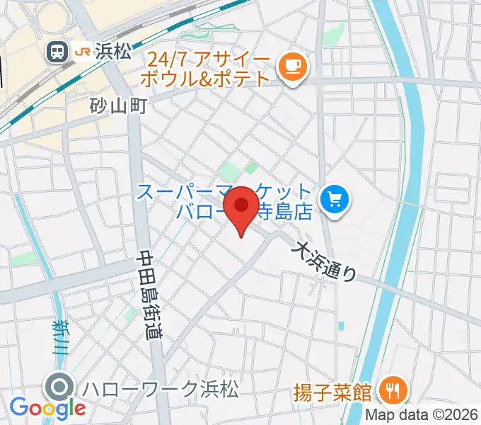 カワイ音楽学園の地図