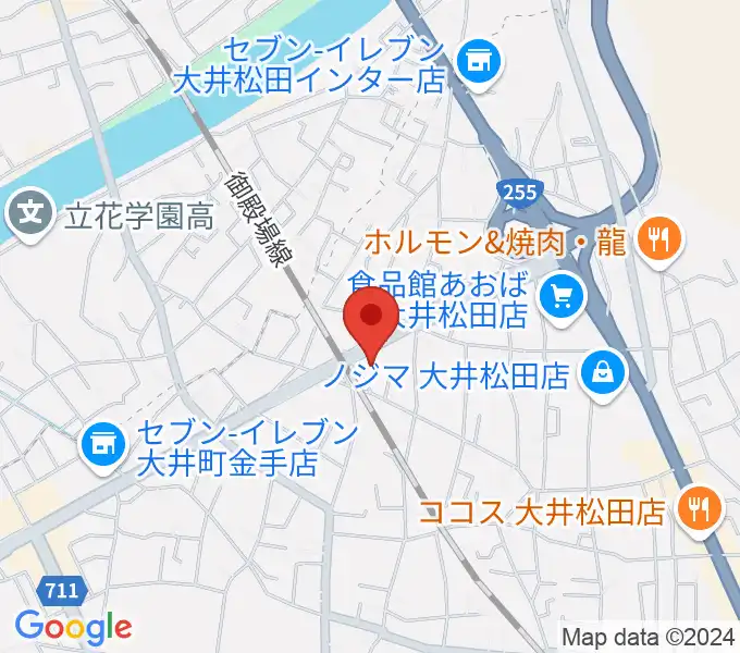 邦星堂和楽器店の地図