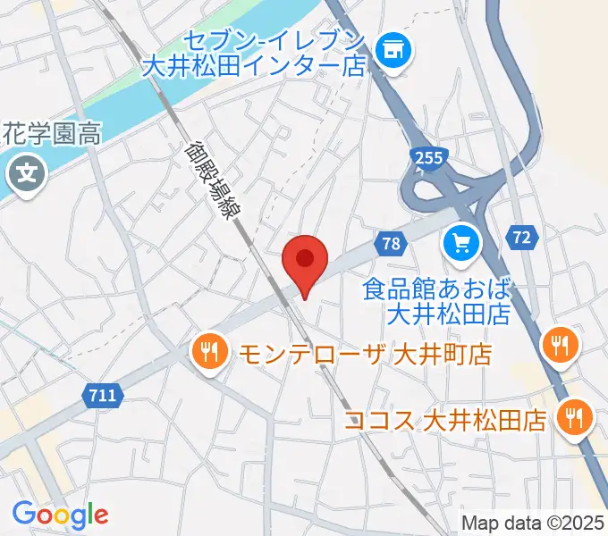 邦星堂和楽器店の地図