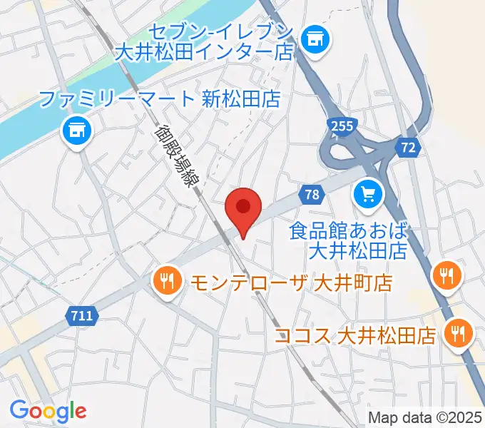邦星堂和楽器店の地図