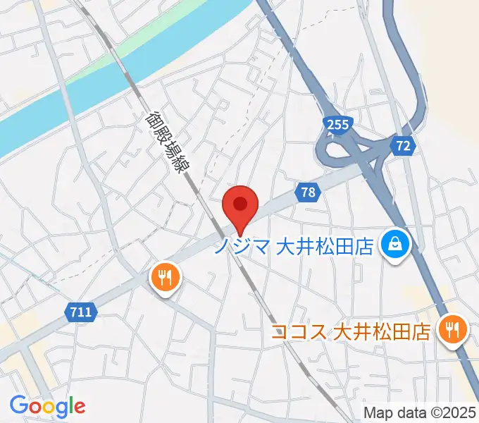 邦星堂和楽器店の地図