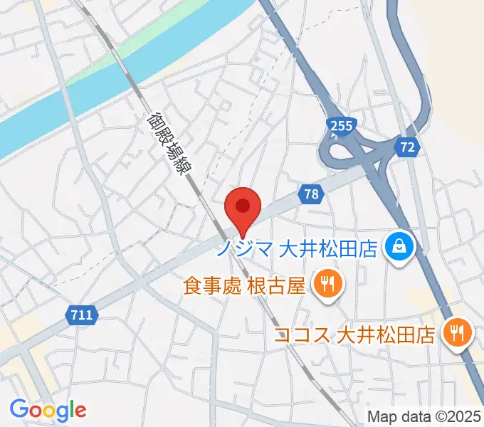 邦星堂和楽器店の地図