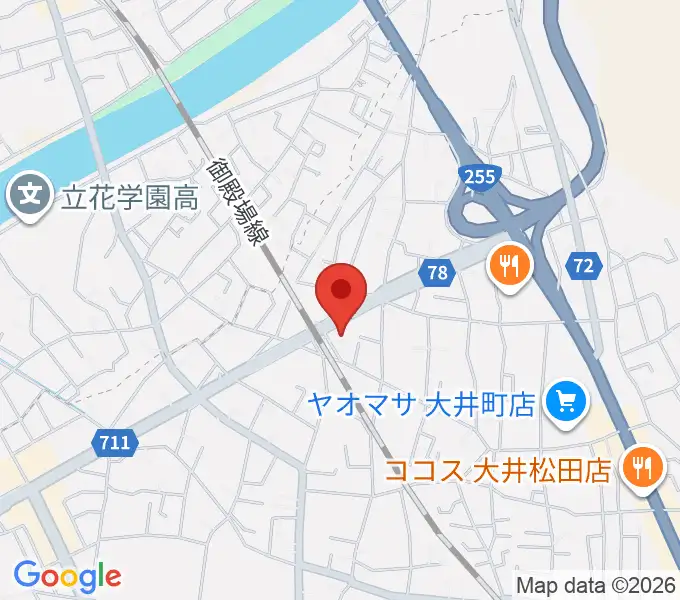 邦星堂和楽器店の地図