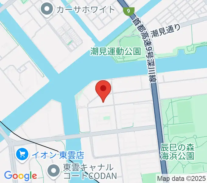 辰巳の森リトミック・ピアノ教室の地図