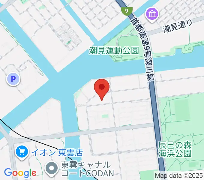 辰巳の森リトミック・ピアノ教室の地図