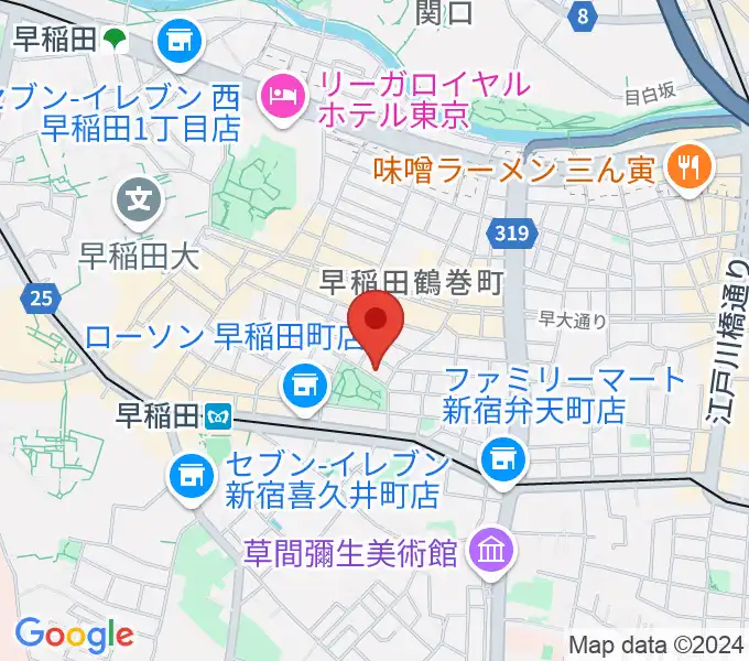 TOKYO麻布ミュージックセンター 新宿教室の地図