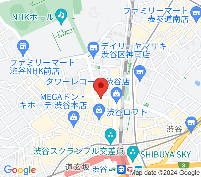 シアーミュージック渋谷校の場所