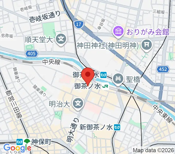 ESPミュージックスクール東京校の地図