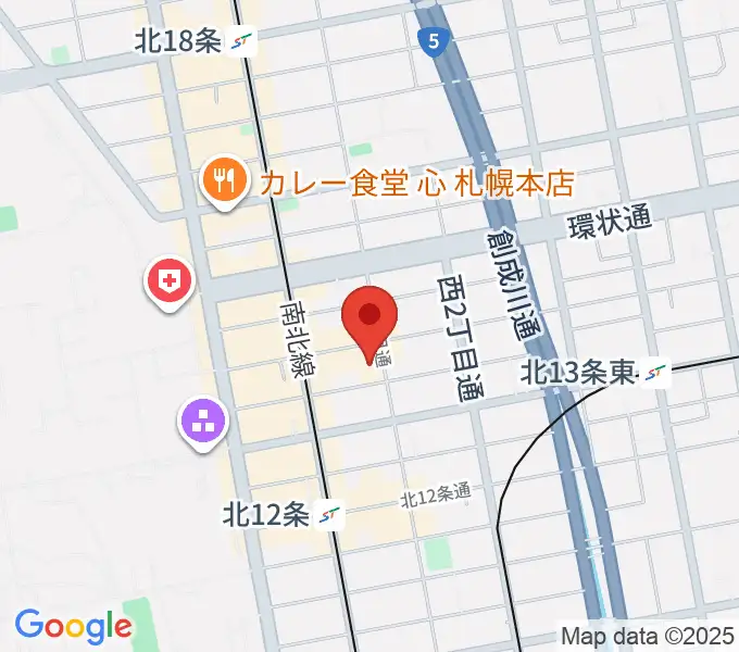 マージナルカスタムワークスの地図