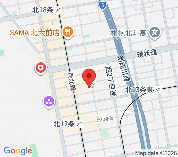 マージナルカスタムワークスの地図