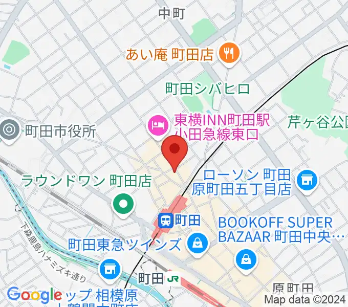 シアーミュージック町田校の地図