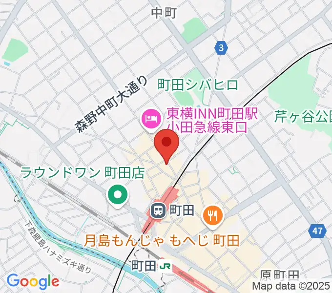 シアーミュージック町田校の地図