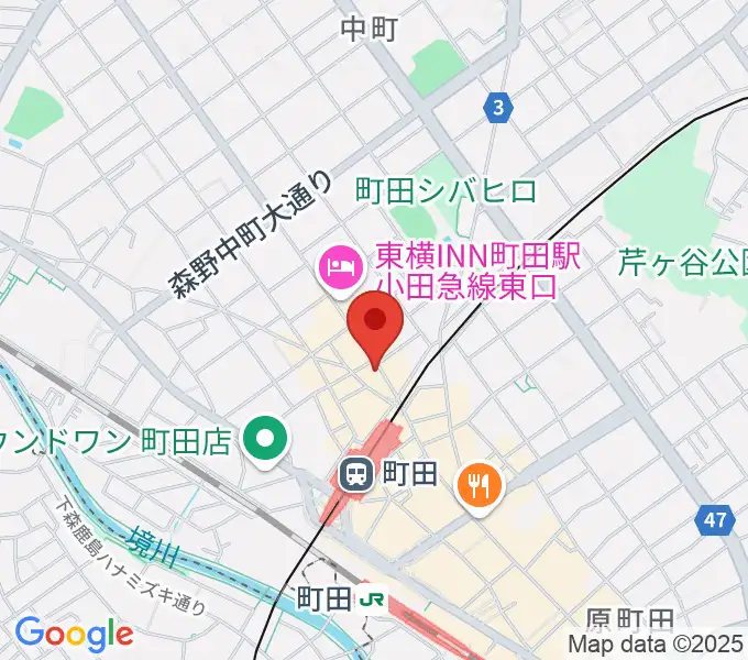シアーミュージック町田校の地図