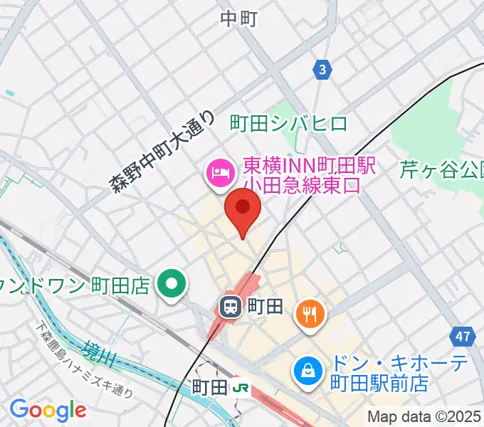 シアーミュージック町田校の地図