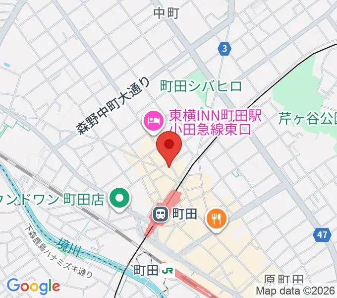 シアーミュージック町田校の地図