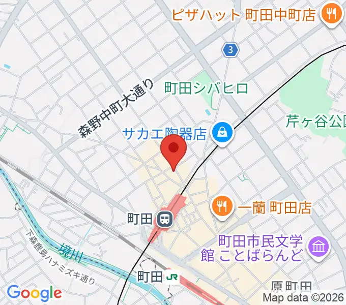 シアーミュージック町田校の地図