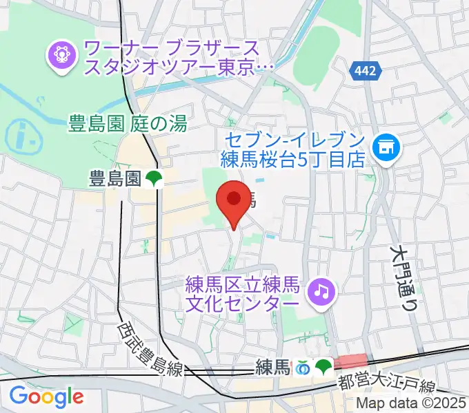 練馬アルページュピアノ教室の地図