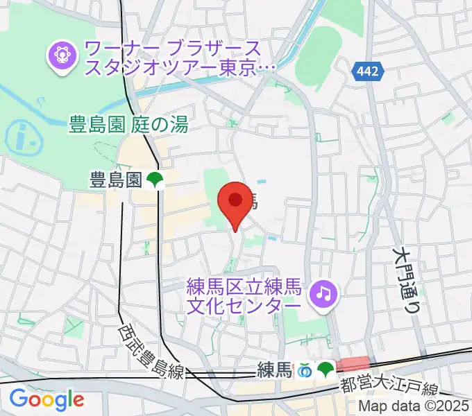 練馬アルページュピアノ教室の地図