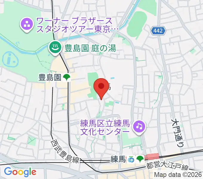 練馬アルページュピアノ教室の地図