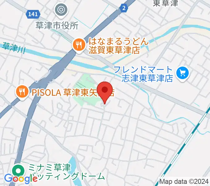 青山バイオリン教室の地図