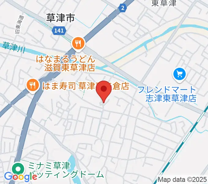 青山バイオリン教室の地図