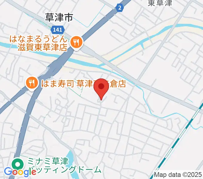 青山バイオリン教室の地図