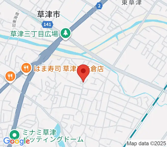 青山バイオリン教室の地図