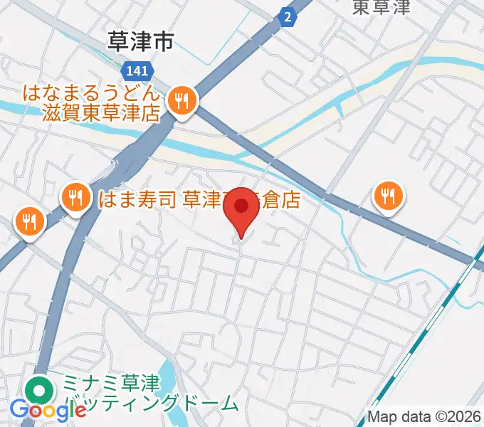 青山バイオリン教室の地図