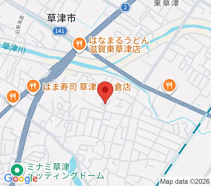 青山バイオリン教室の地図