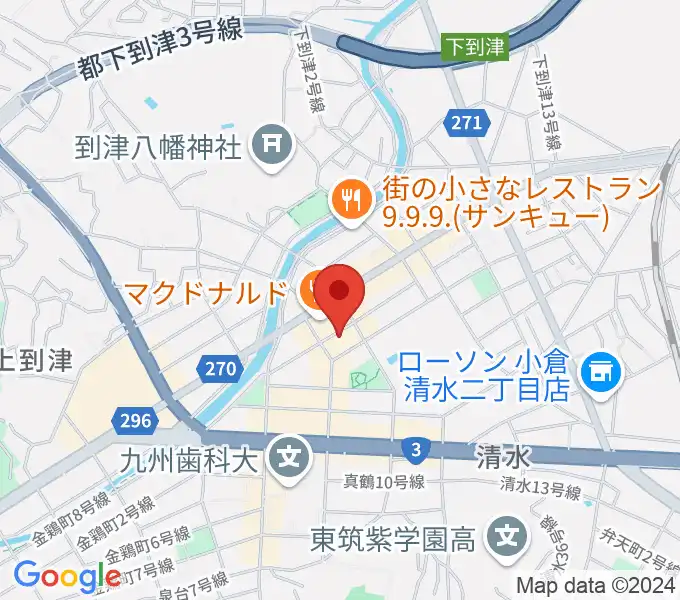 スズキ・メソード北九州ヴァイオリン・チェロ教室の地図