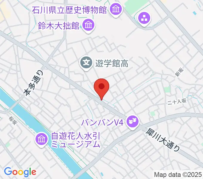 VOX OF JOY Mucic Studioの地図