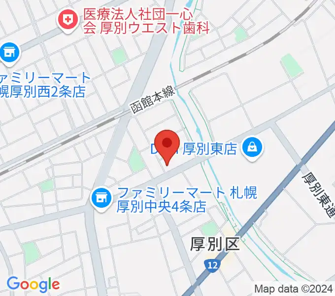 スズキメソード札幌支部 立木教室の地図