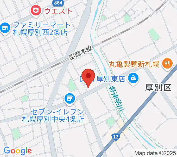 スズキメソード札幌支部 立木教室の地図