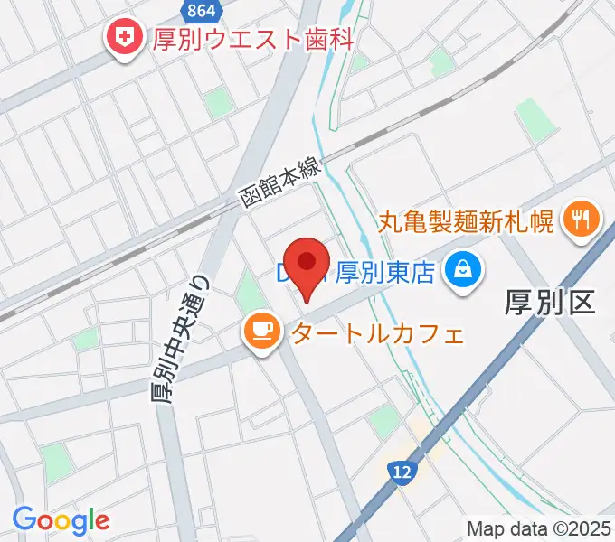スズキメソード札幌支部 立木教室の地図