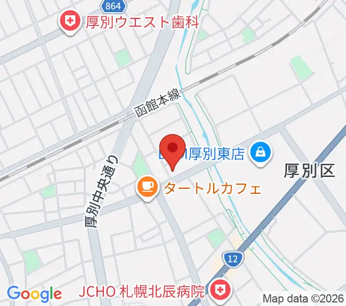 スズキメソード札幌支部 立木教室の地図